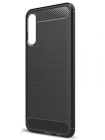 Brodef Carbon Силиконовый чехол для Vivo V17 Neo Черный