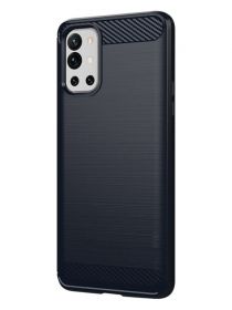 Brodef Carbon Силиконовый чехол для OnePlus 9R Черный