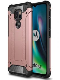 Brodef Delta противоударный чехол для Motorola Moto G9 Play / Moto E7 Plus розовый