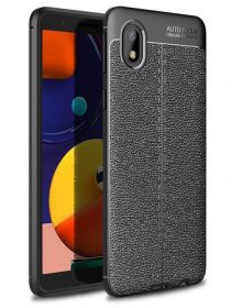 Brodef Fibre силиконовый чехол для Samsung Galaxy A01 Core черный