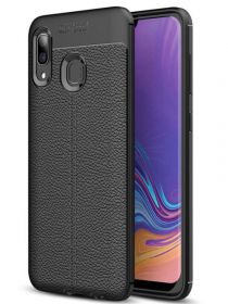 Brodef Fibre силиконовый чехол для Samsung Galaxy A40 черный