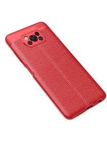 Brodef Fibre силиконовый чехол для Xiaomi Poco X3 NFC Красный