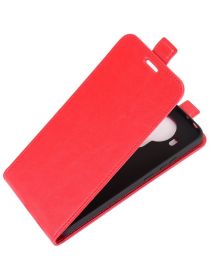 Brodef Flip вертикальный эко кожаный чехол книжка Nokia 5.4 Красный