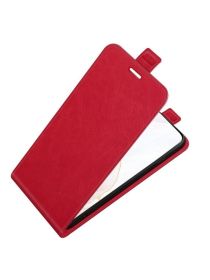 Brodef Flip вертикальный эко кожаный чехол книжка Realme GT Master Edition Красный