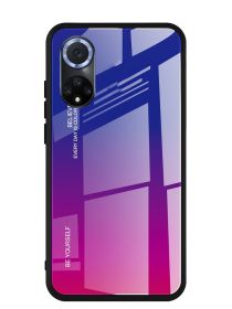 Brodef Gradation стеклянный чехол для Honor 50 / Huawei Nova 9 / Хонор 50 / Хуавей Нова 9 Фиолетовый