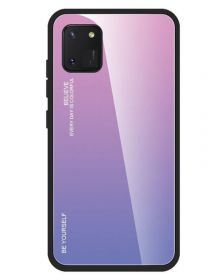 Brodef Gradation стеклянный чехол для Huawei Y5p розовый