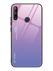 Brodef Gradation стеклянный чехол для Huawei Y6p розовый