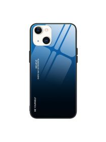 Brodef Gradation стеклянный чехол для iPhone 13 mini Синий