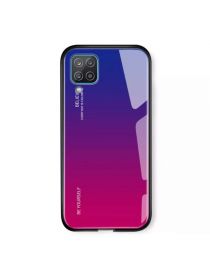 Brodef Gradation стеклянный чехол для Samsung Galaxy A12 Фиолетовый