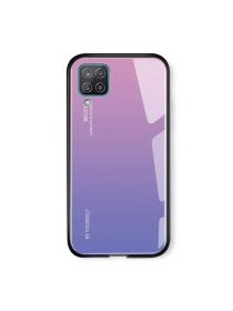Brodef Gradation стеклянный чехол для Samsung Galaxy A12 Розовый