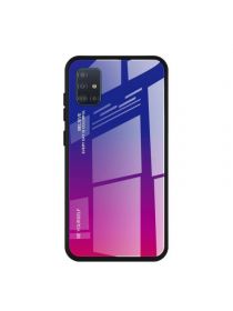 Brodef Gradation стеклянный чехол для Samsung Galaxy A51 фиолетовый