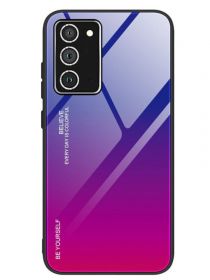 Brodef Gradation стеклянный чехол для Samsung Galaxy A72 Фиолетовый