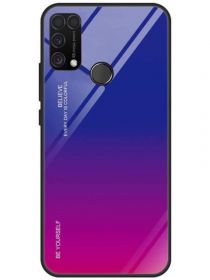 Brodef Gradation стеклянный чехол для Samsung Galaxy M31 фиолетовый