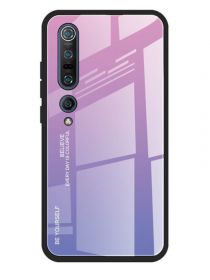 Brodef Gradation стеклянный чехол для Xiaomi Mi 10 розовый