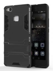 Brodef IRON Противоударный с подставкой чехол для Huawei P9 Lite черный