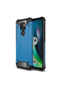 Brodef Delta Противоударный чехол для Motorola Moto G9 Play / Moto E7 Plus Голубой