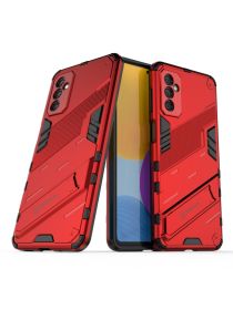 Brodef PUNK Противоударный чехол с подставкой для Samsung Galaxy M52 Красный