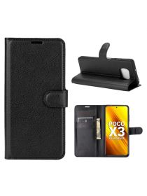 Brodef Wallet чехол книжка для Xiaomi Poco X3 NFC черный