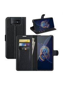 Brodef Wallet Чехол книжка кошелек для Asus Zenfone 8 Flip черный