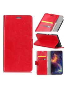 Brodef Wallet Чехол книжка кошелек для Asus Zenfone Max M2 ZB633KL красный