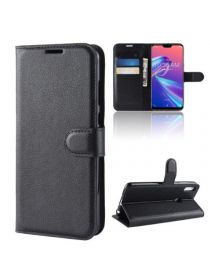 Brodef Wallet Чехол книжка кошелек для Asus Zenfone Max Pro M2 ZB631KL черный