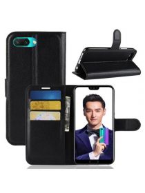 Brodef Wallet Чехол книжка кошелек для Huawei Honor 10 черный