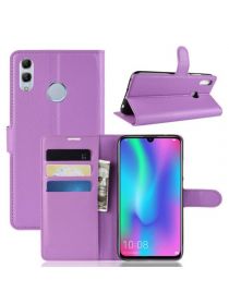 Brodef Wallet Чехол книжка кошелек для Huawei Honor 10 lite / Huawei P Smart 2019 фиолетовый
