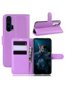 Brodef Wallet Чехол книжка кошелек для Huawei Honor 20 Pro фиолетовый