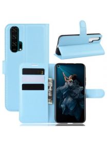 Brodef Wallet Чехол книжка кошелек для Huawei Honor 20 Pro голубой