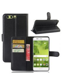 Brodef Wallet Чехол книжка кошелек для Huawei P10 Plus черный