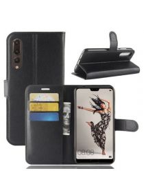 Brodef Wallet Чехол книжка кошелек для Huawei P20 Pro черный