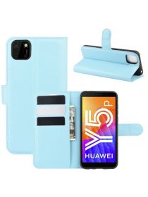 Brodef Wallet Чехол книжка кошелек для Huawei Y5p / Honor 9S голубой
