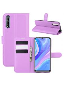 Brodef Wallet Чехол книжка кошелек для Huawei Y8p фиолетовый