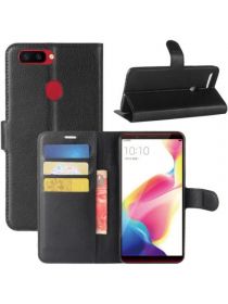 Brodef Wallet Чехол книжка кошелек для Huawei Y9 2018 черный