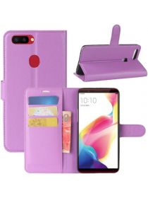 Brodef Wallet Чехол книжка кошелек для Huawei Y9 2018 фиолетовый