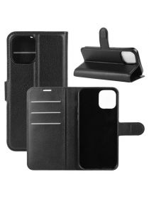 Brodef Wallet Чехол книжка кошелек для iPhone 13 Pro Max черный