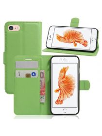 Brodef Wallet Чехол книжка кошелек для iPhone SE 2020 / iPhone 7 / iPhone 8 зеленый