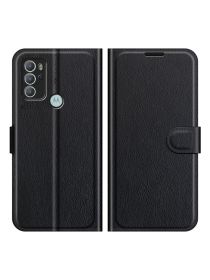 Brodef Wallet Чехол книжка кошелек для Motorola Moto G60s черный