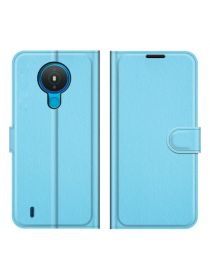 Brodef Wallet Чехол книжка кошелек для Nokia 1.4 голубой