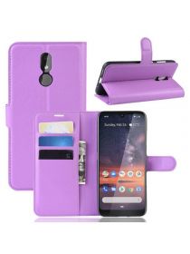 Brodef Wallet Чехол книжка кошелек для Nokia 3.2 фиолетовый