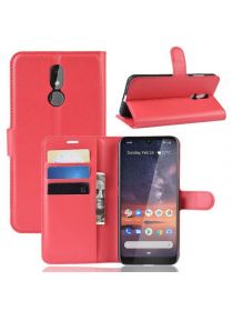 Brodef Wallet Чехол книжка кошелек для Nokia 3.2 красный