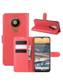 Brodef Wallet Чехол книжка кошелек для Nokia 5.3 красный