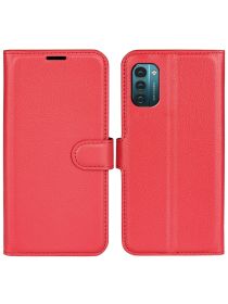 Brodef Wallet Чехол книжка кошелек для Nokia G11 / Nokia G21 красный