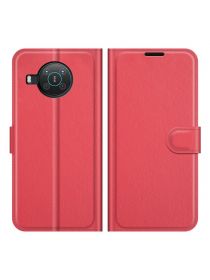 Brodef Wallet Чехол книжка кошелек для Nokia X10 / Nokia X20 красный