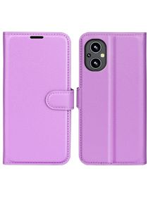 Brodef Wallet Чехол книжка кошелек для OnePlus Nord N20 5G фиолетовый