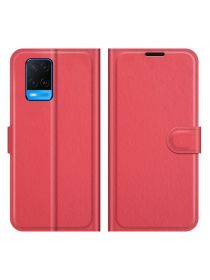 Brodef Wallet Чехол книжка кошелек для Oppo A54 красный