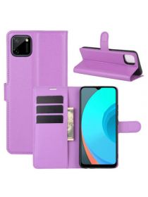 Brodef Wallet Чехол книжка кошелек для Oppo Realme C11 фиолетовый