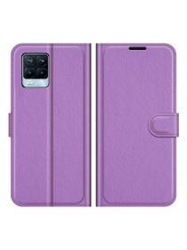 Brodef Wallet Чехол книжка кошелек для Realme 8 Pro / Realme 8 фиолетовый