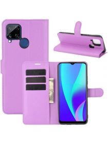 Brodef Wallet Чехол книжка кошелек для Realme C15 фиолетовый