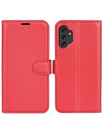 Brodef Wallet Чехол книжка кошелек для Samsung Galaxy A13 красный